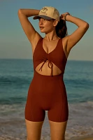 Beach Riot x Anthropologie Avi Cutout Romper