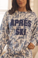 Beach Riot Cassia Après Ski Toile Sweatshirt