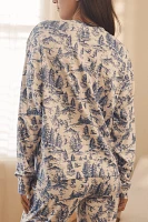 Beach Riot Cassia Après Ski Toile Sweatshirt