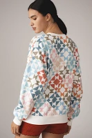 Beach Riot Quilt-Pattern Sweater