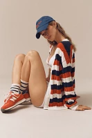 Beach Riot Sherry Striped Cable-Knit Cardigan Sweater