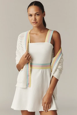 Beach Riot Gene Colorblock Open-Stitch Cardigan