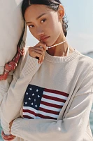Beach Riot x Anthropologie Callie Americana Sweater