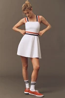 Beach Riot x Anthropologie USA Pleated Mini Dress