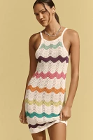 Beach Riot Tessie Knit Cover-Up Mini Dress