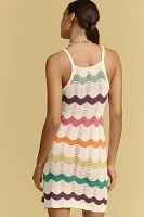 Beach Riot Tessie Knit Cover-Up Mini Dress