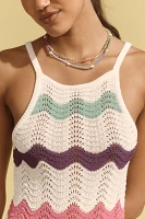 Beach Riot Tessie Knit Cover-Up Mini Dress