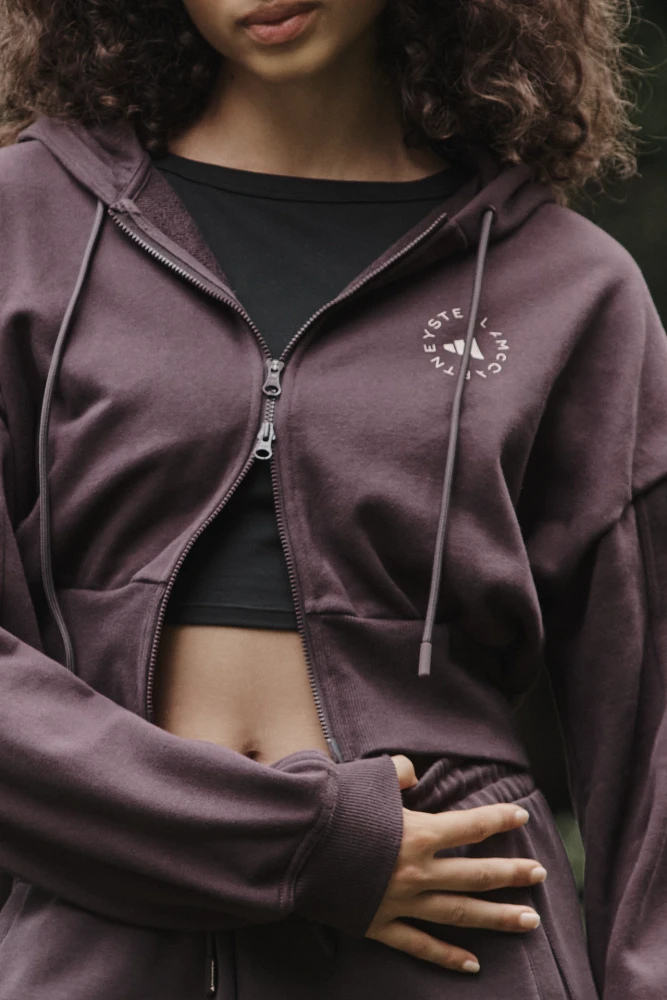 adidas by Stella McCartney TrueCasuals Sportswear Cropped Hoodie