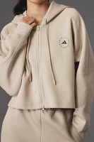 adidas by Stella McCartney TrueCasuals Sportswear Cropped Hooded Sweatshirt