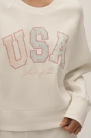 LoveShackFancy Stellina Pullover Sweatshirt