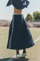 The Upside Loren Pleated Midi Skirt