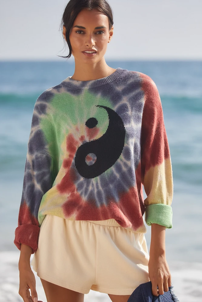 Spiritual Gangster Tie-Dye Maude Sweatshirt