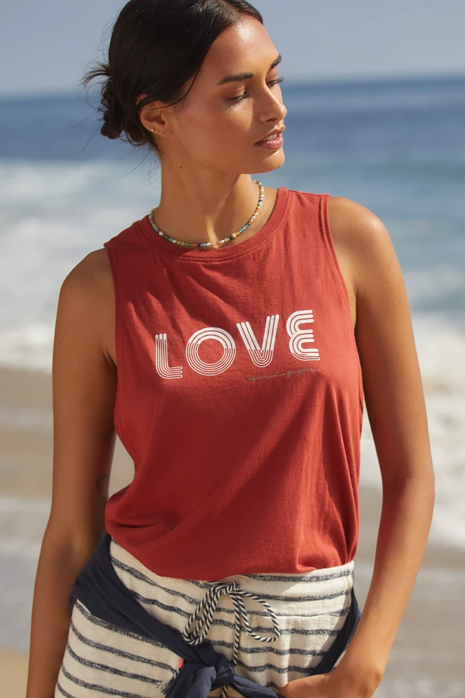 Spiritual Gangster Love Lines Jade Tank