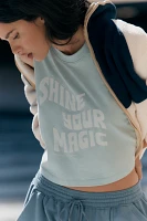 Spiritual Gangster Shine Your Magic Callie Crop Tank