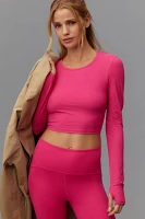 Beyond Yoga Lite Cardio Long-Sleeve Crop Top