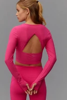 Beyond Yoga Lite Cardio Long-Sleeve Crop Top