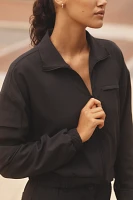 Beyond Yoga Status Pocket-Sleeve Cropped Jacket