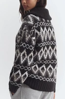 Varley Brooke Fairisle Cardigan Sweater