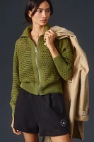 Varley Eloise Zip Through Knit Jacket