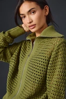 Varley Eloise Zip Through Knit Jacket