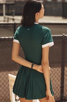 Varley Trent Short-Sleeve Court Mini Dress