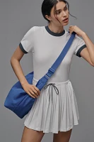 Varley Trent Short-Sleeve Court Mini Dress