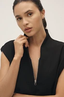 Varley Loretta Sleeveless Half-Zip Sweatshirt