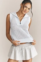 Varley Bains Half-Zip Knit Tank
