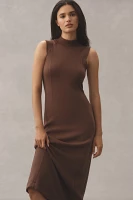 Varley Erin Mock-Neck Midi Dress