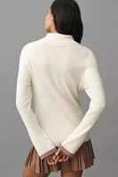 Varley Ravena Rib-Knit Turtleneck Sweater