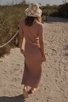 Varley Fara Textured Knit Midi Dress