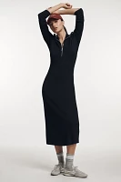 Varley Alexis Half-Zip Midi Dress