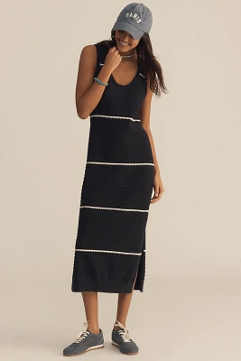 Varley Scott Scoop-Neck Sleeveless Midi Dress