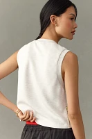 Varley High-Neck Cropped Tank Top