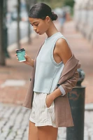 Varley High-Neck Cropped Tank Top