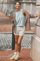 Varley High-Neck Cropped Tank Top