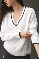 Varley Ray Diamond V-Neck Sweater