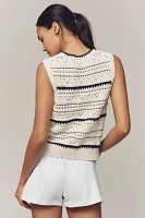 Varley Athena Pointelle Sweater Vest