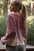 Electric & Rose Jude Ombre Thermal Pullover