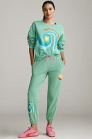 Electric & Rose Long-Sleeve Pullover Sweatshirt