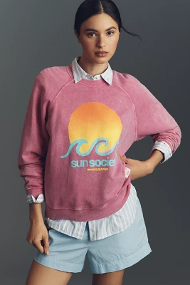 Electric & Rose Ronan Graphic Crew-Neck Sweatshirt