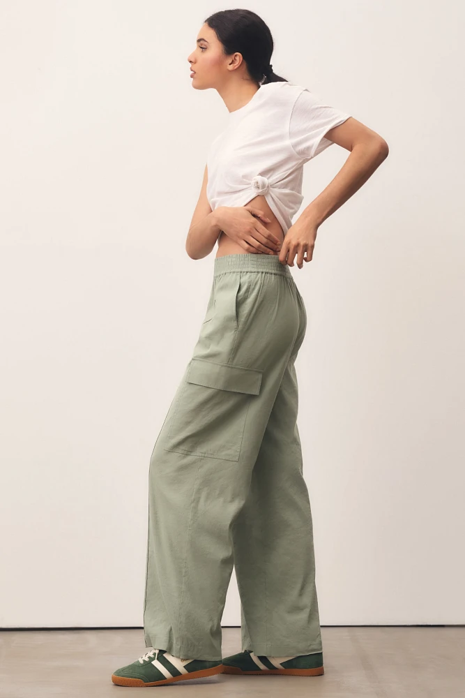 Sweaty Betty Summer Stretch Linen Utility Pants