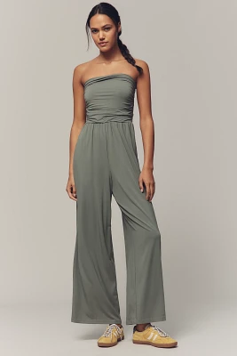 Sweaty Betty Strapless Wide-Leg Jumpsuit