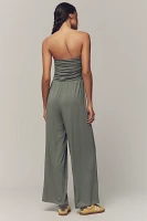 Sweaty Betty Strapless Wide-Leg Jumpsuit