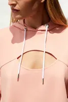 Daily Practice by Anthropologie Sport Cutout Crop Hoodie