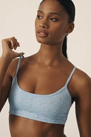 STRUT THIS Cher Ribbed Scoop-Neck Sports Bra