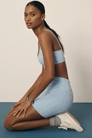 STRUT THIS Eyelet High-Rise Biker Shorts