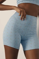 STRUT THIS Eyelet High-Rise Biker Shorts