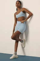 STRUT THIS Eyelet High-Rise Biker Shorts