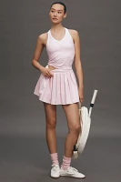 Recreational Habits Taylor Pleated Gingham Mini Skirt